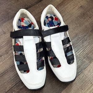 Women’s FootJoy Black and White Golf Shoes